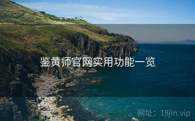 鉴黄师官网实用功能一览