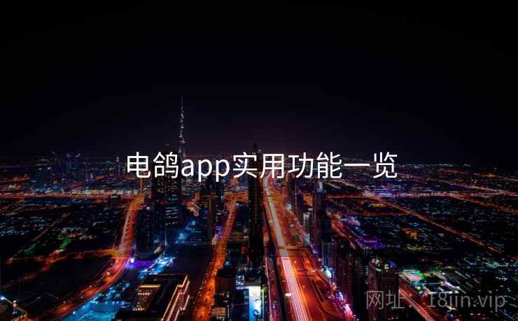 电鸽app实用功能一览